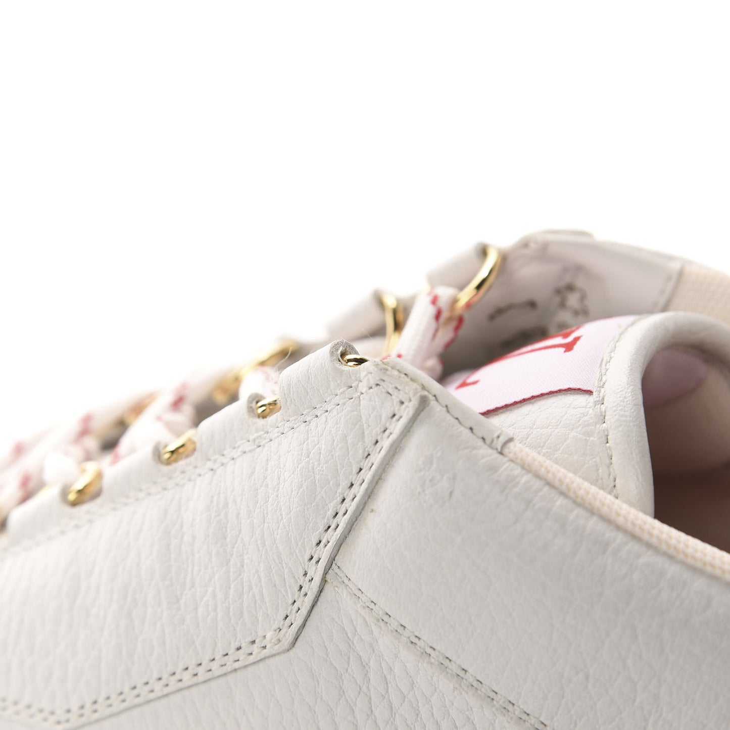 Calfskin Mens LV Trainer Sneaker 9.5 White