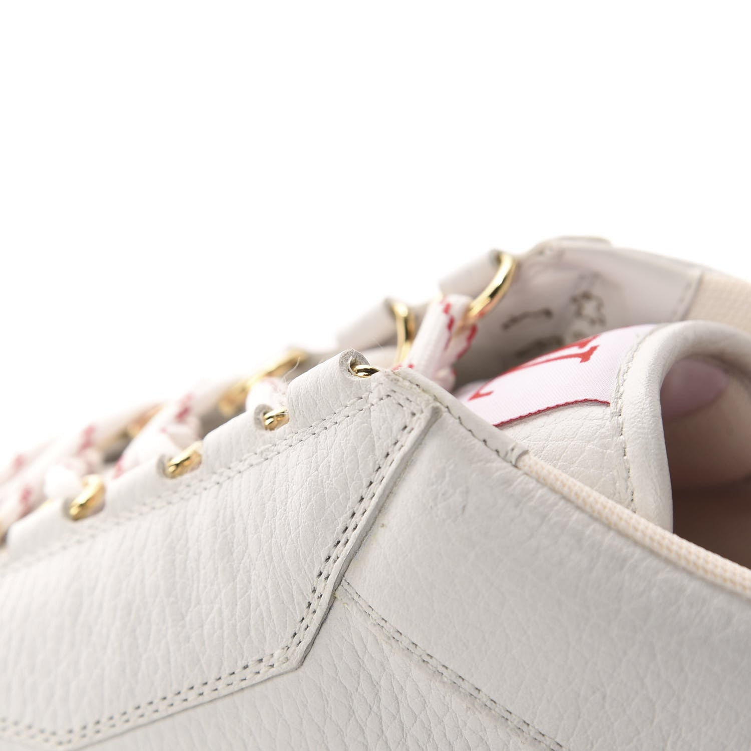Louis Vuitton Calfskin Mens LV Trainer Sneaker 9.5 White 7 of 15