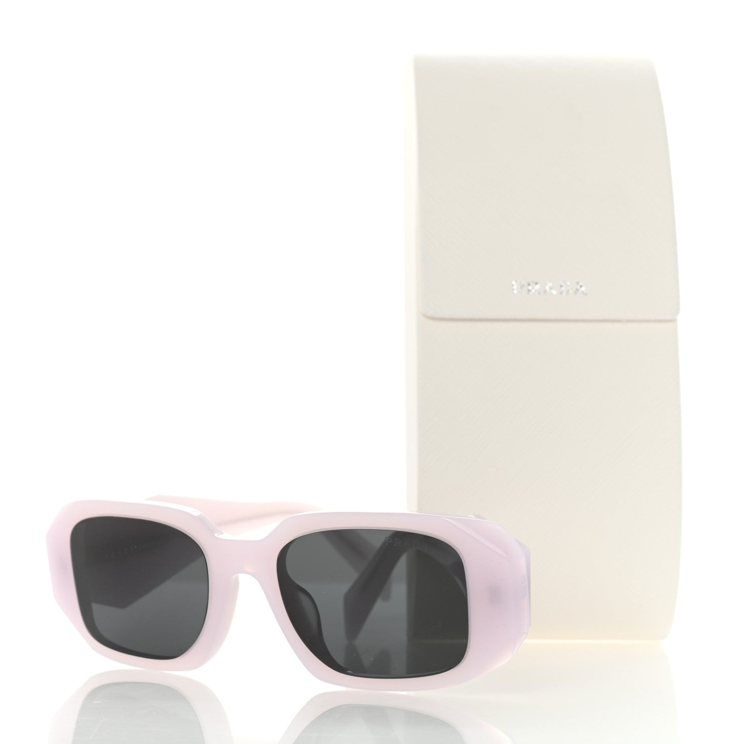 Prada Acetate Symbole Sunglasses SPR 17W Pink 7 of 7