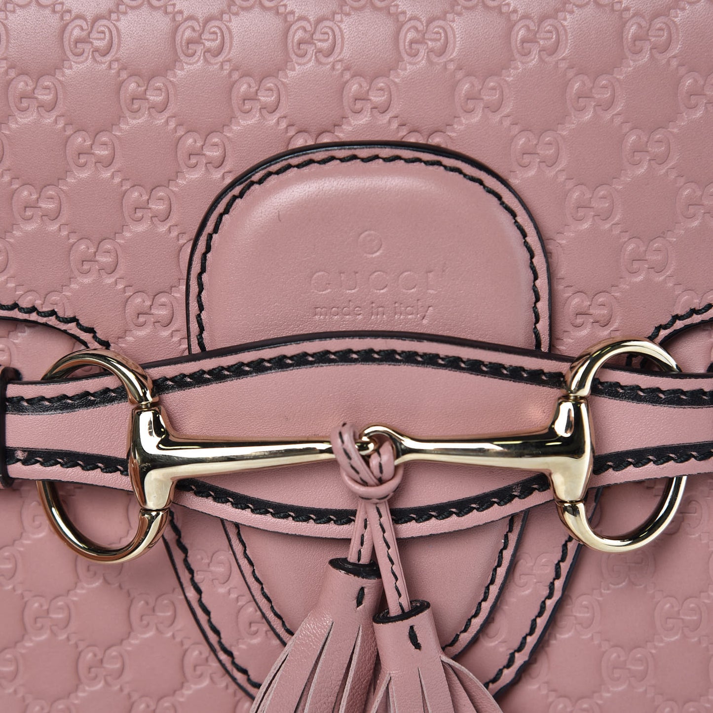 Microguccissima Medium Emily Chain Shoulder Bag Soft Pink