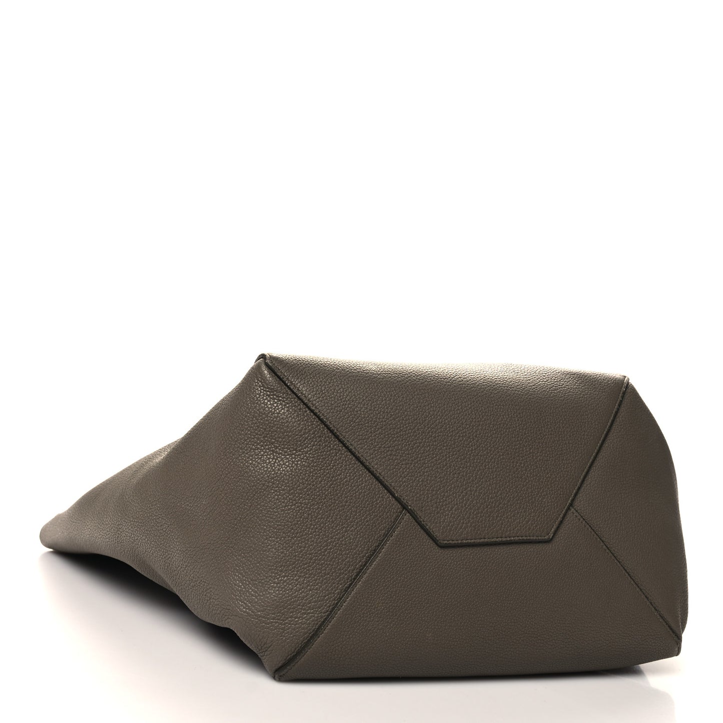 Soft Grained Calfskin Small Belt Cabas Phantom Taupe