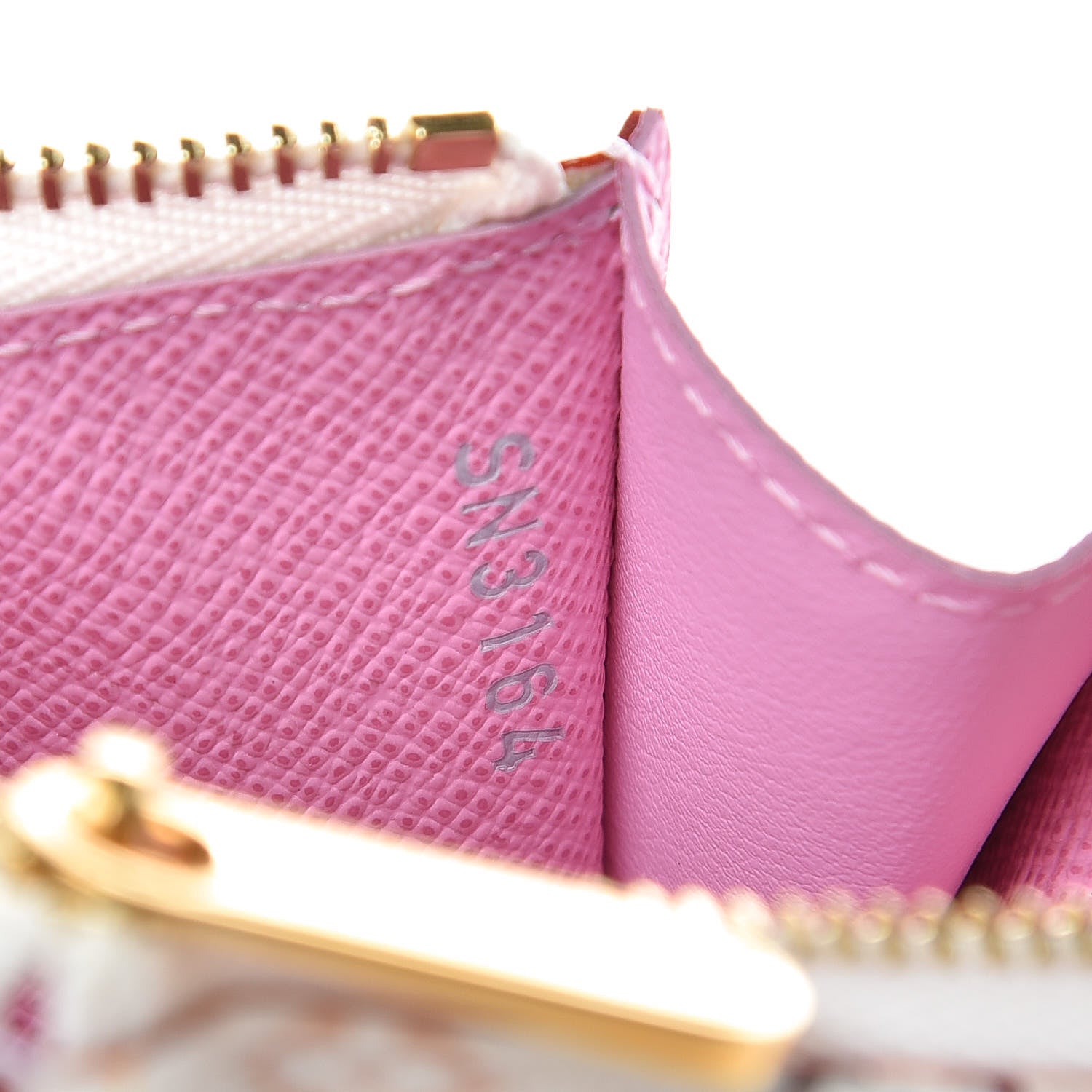 Louis Vuitton Monogram Multicolor Key Pouch White Litchi 7 of 7