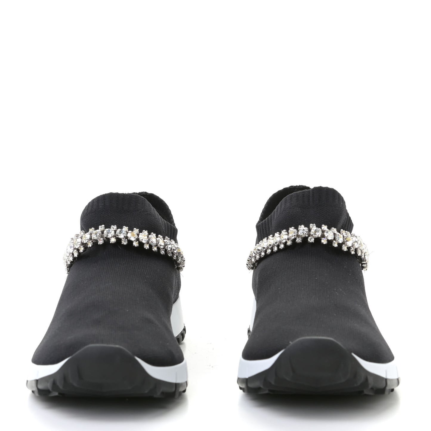Knit Crystal Verona Sneaker 37.5 Black