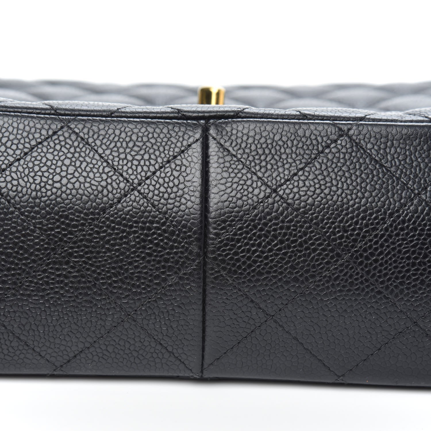Chanel Caviar Quilted Jumbo Double Flap Black 9 of 13