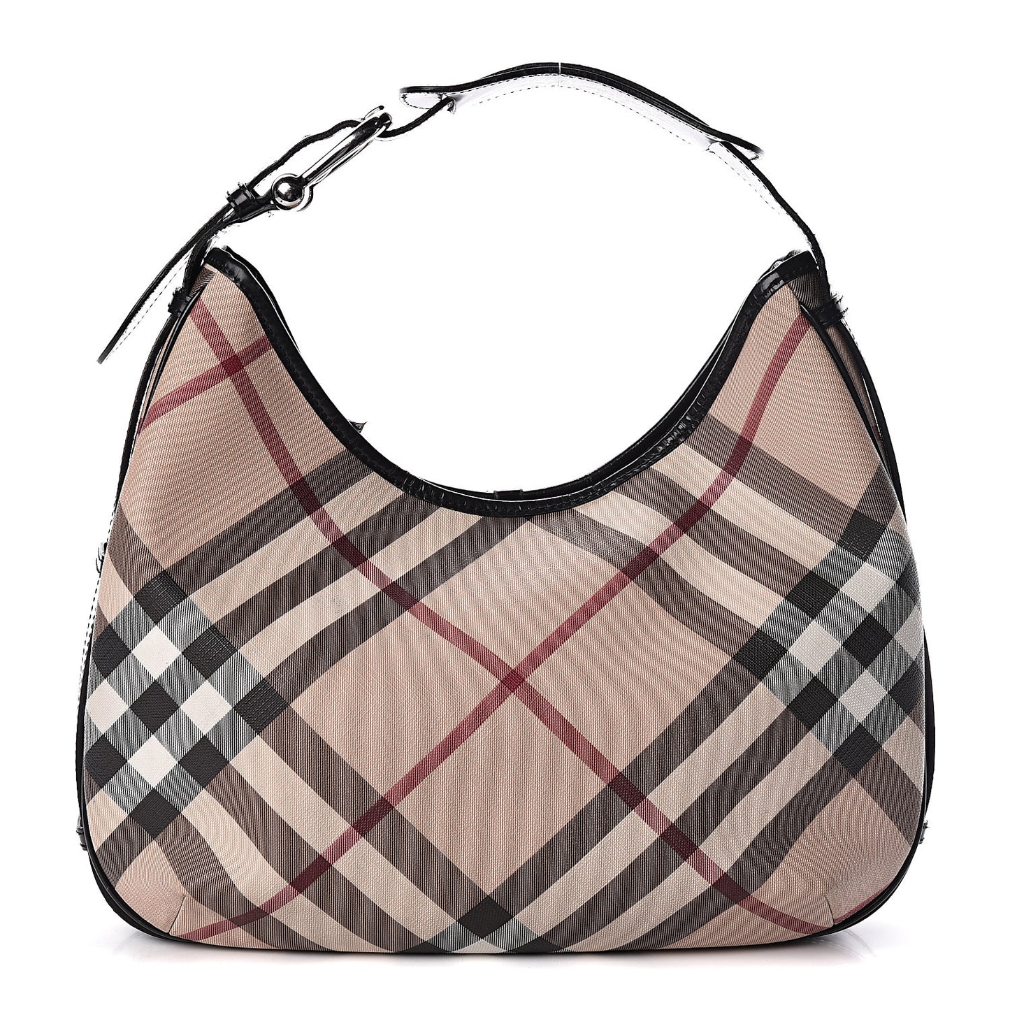 Nova Check Shoulder Bag Black