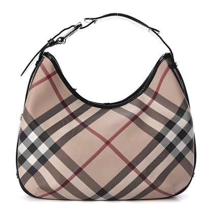 Burberry Nova Check Shoulder Bag Black 1 of 11