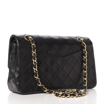 Chanel Lambskin Quilted Small Double Flap Black 3 of 11