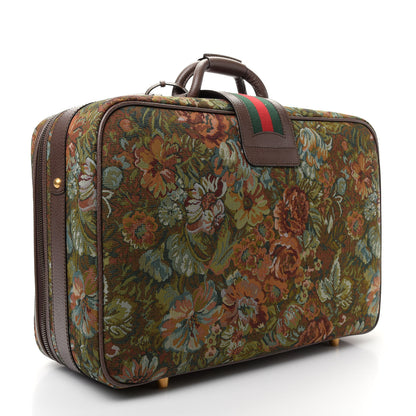 Gucci Brocade Floral Web Suitcase 2 of 8