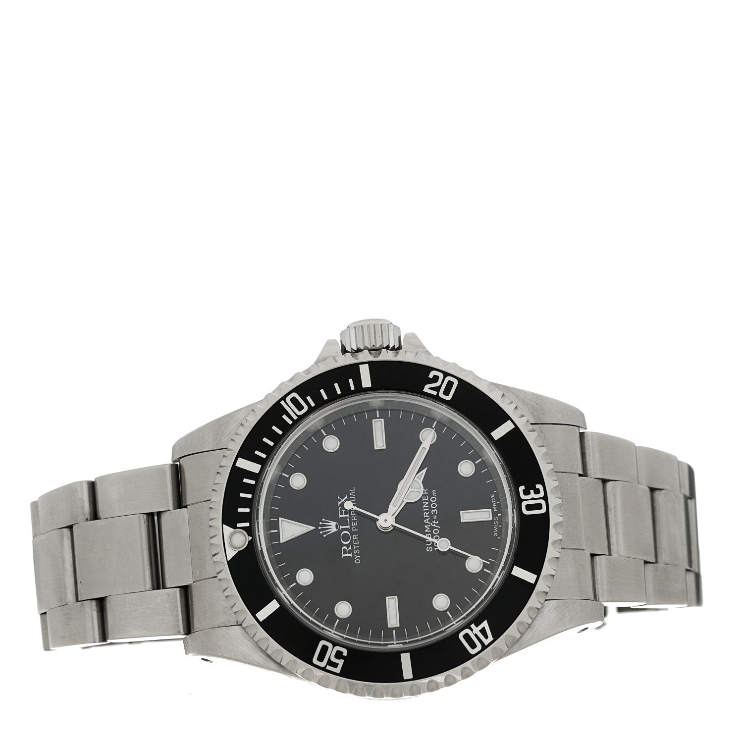 Rolex Stainless Steel 40mm Oyster Perpetual Submariner Watch Black 14060M 2 of 4