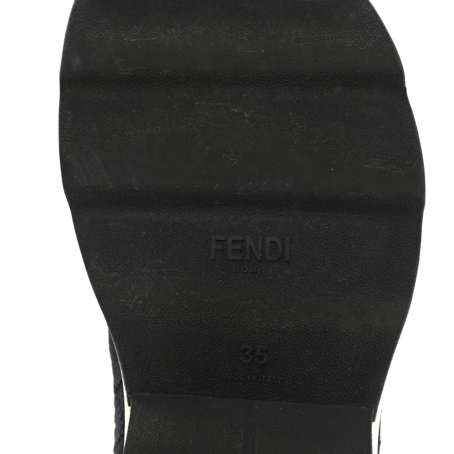 Fendi Stretch Knit Womens Sock Sneakers 35 Black 6 of 13