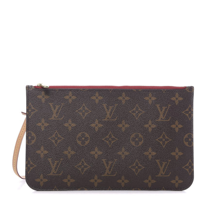 Louis Vuitton Monogram Neverfull MM GM Pochette Cherry 1 of 8