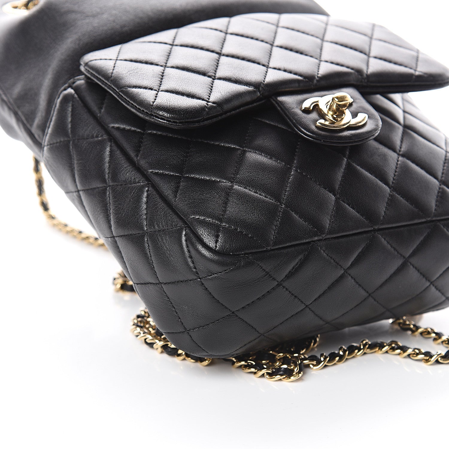 Chanel Lambskin Quilted Small in Seoul Backpack Black 8 of 9