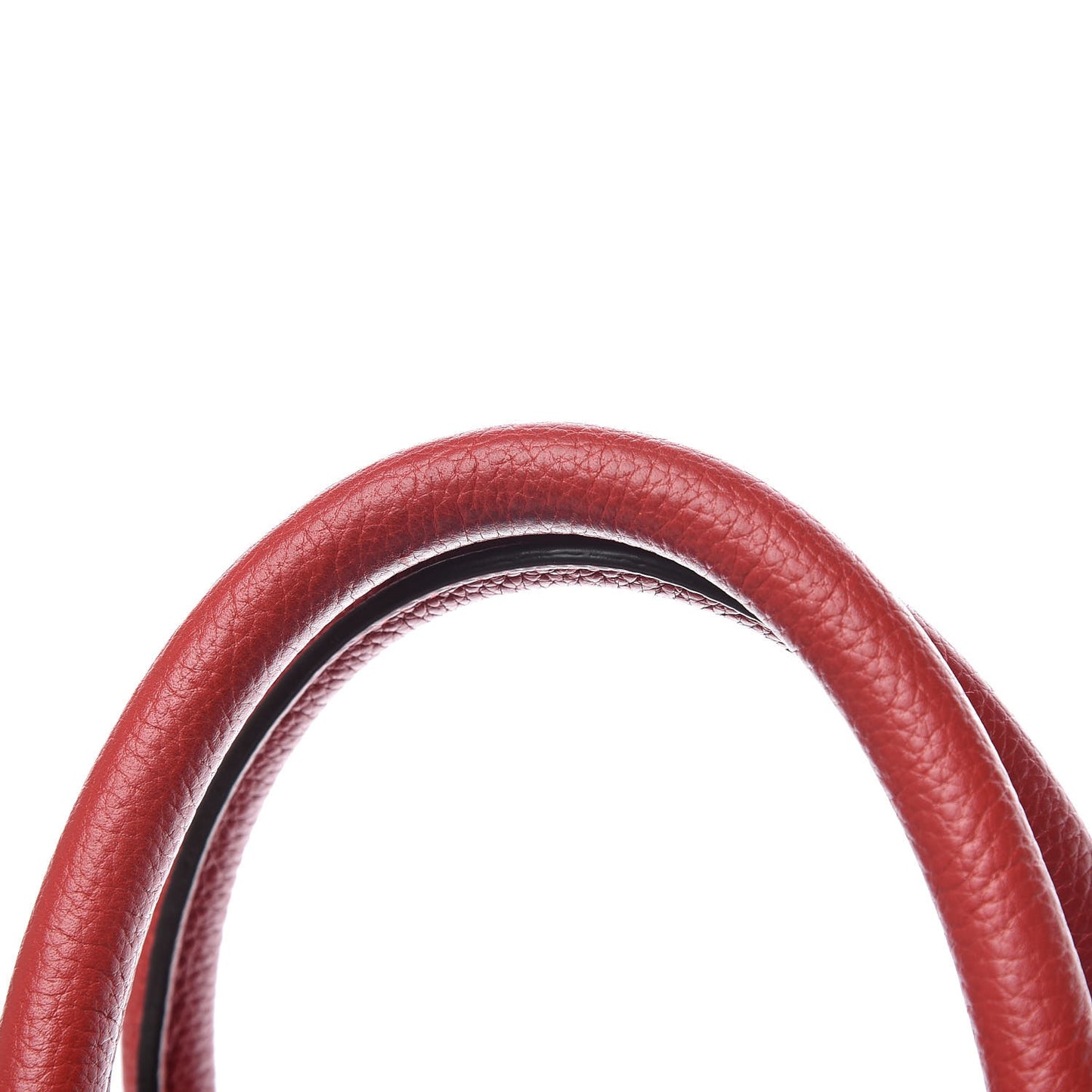 Drummed Calfskin Mini Luggage Coquelicot