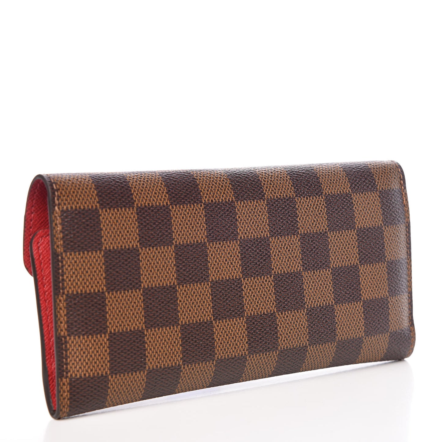 Damier Ebene Josephine Wallet Red