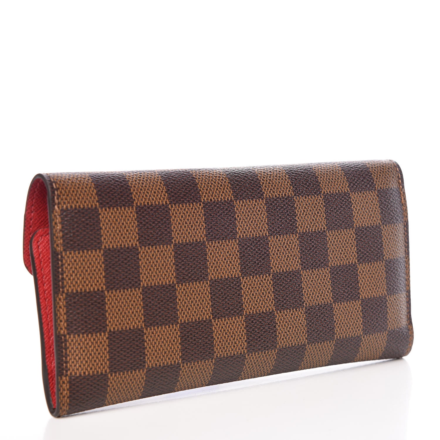 Louis Vuitton Damier Ebene Josephine Wallet Red 4 of 12