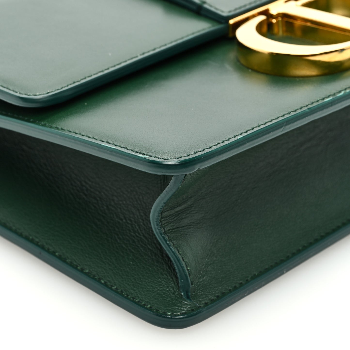 Smooth Calfskin 30 Montaigne Flap Bag Green
