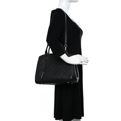 Louis Vuitton Empreinte Montaigne MM Black 2 of 13