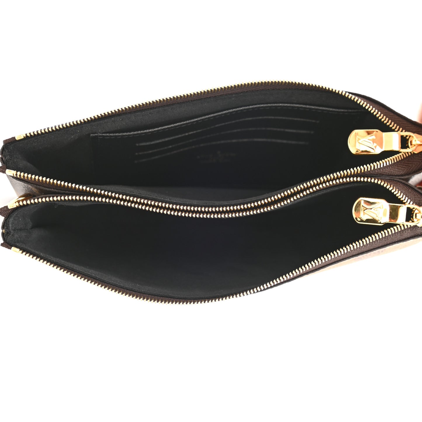Reverse Monogram Giant Double Zip Pochette