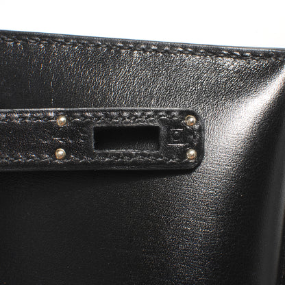Hermes Box Calf So Black Kelly Pochette Noir 6 of 8