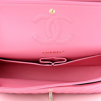 Chanel Caviar Quilted Medium Double Flap Pink 5 of 10
