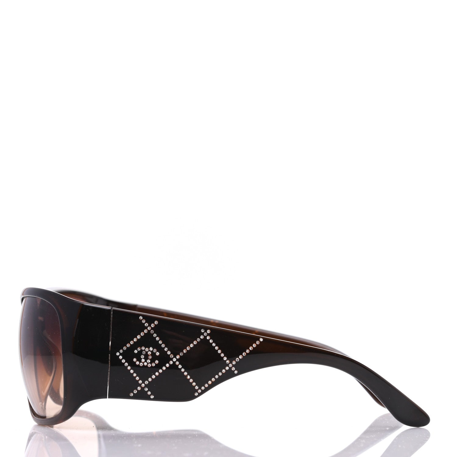 Chanel Acetate Crystal CC Sunglasses 5080-B Black 3 of 7