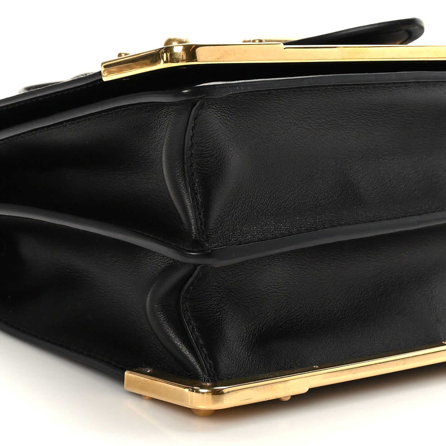 City Calf Saffiano Cahier Bag Black