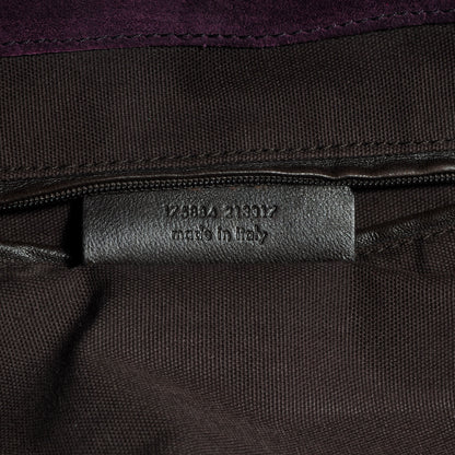 Saint Laurent Leather Medium Downtown Tote Violet 7 of 9
