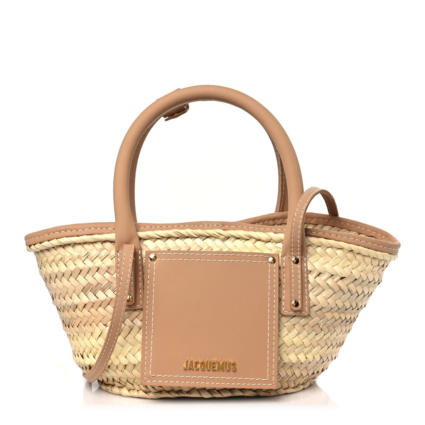 Raffia Le Petit Panier Soli Light Brown