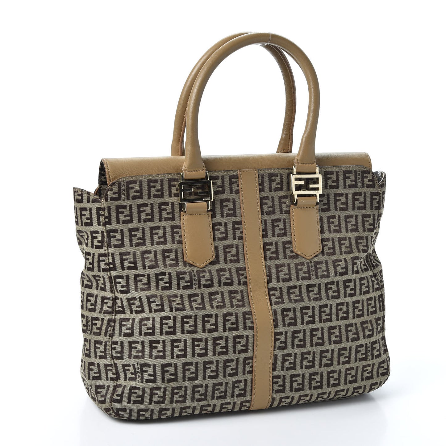 Zucchino Vitello Tote Mogano Panna