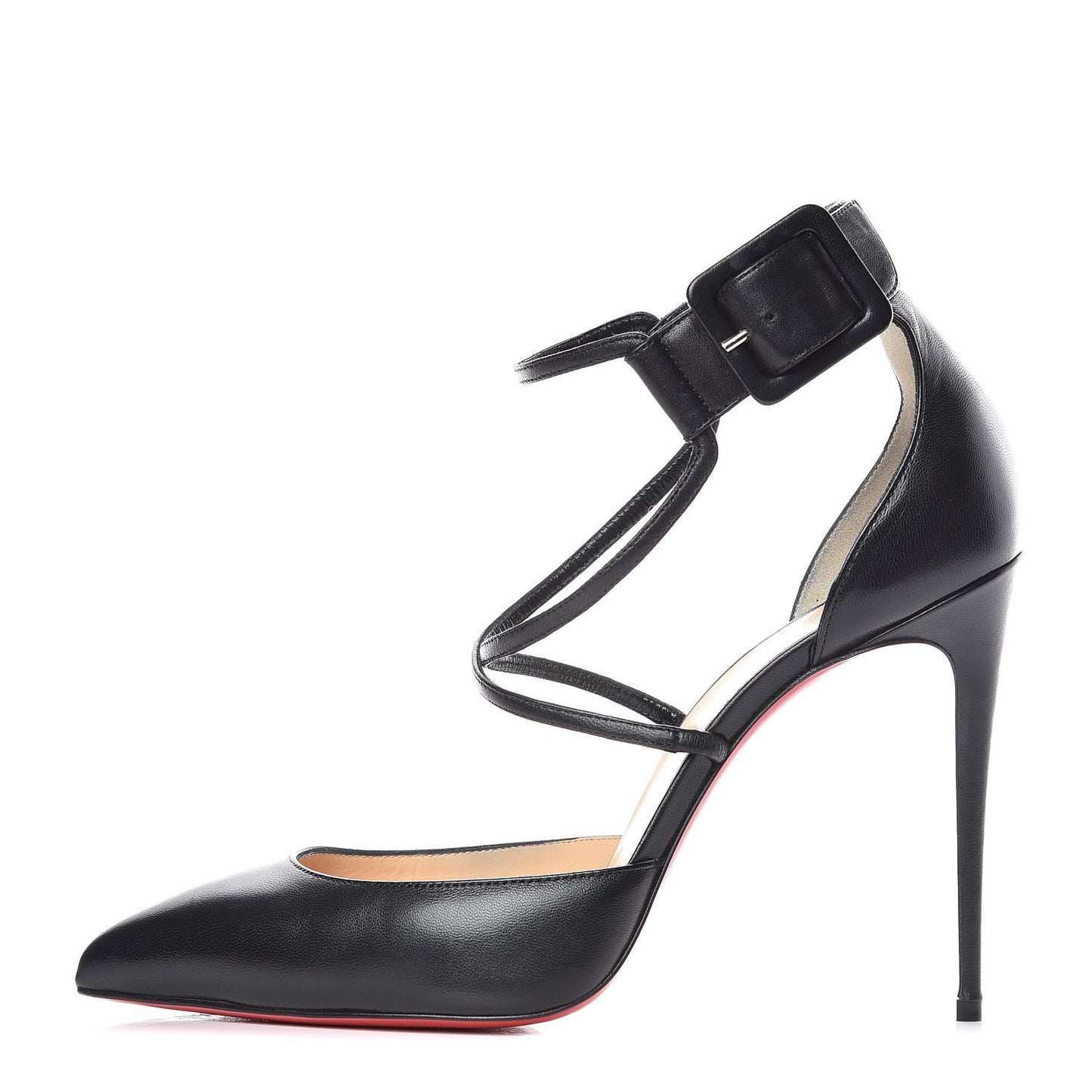Shiny Nappa Suzanna 100 Pumps 40 Black