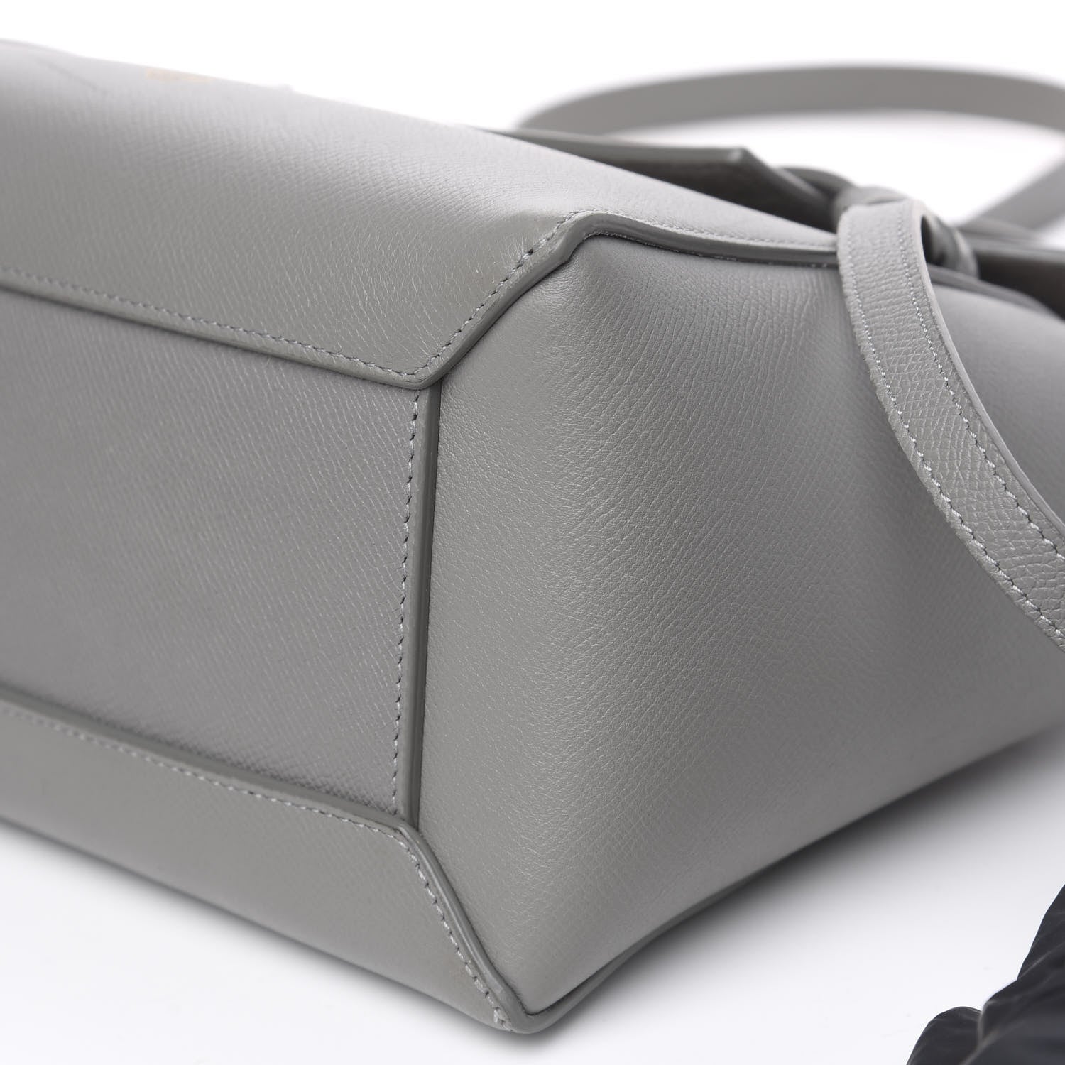 Celine Grained Calfskin Micro Belt Bag Cloud 8 of 10
