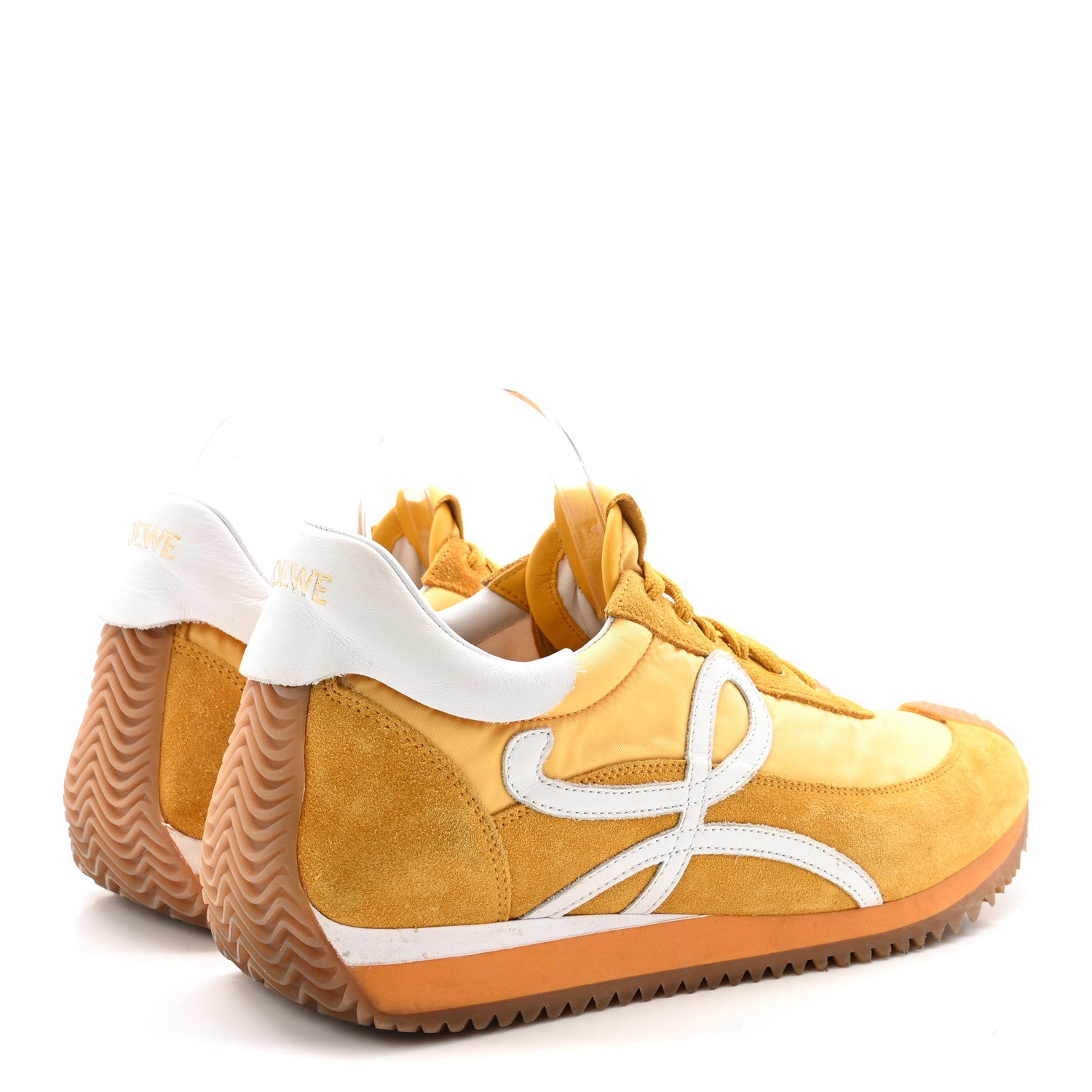 Loewe Nylon Suede Mens Flow Runner Sneakers  41 Facade 5 of 10