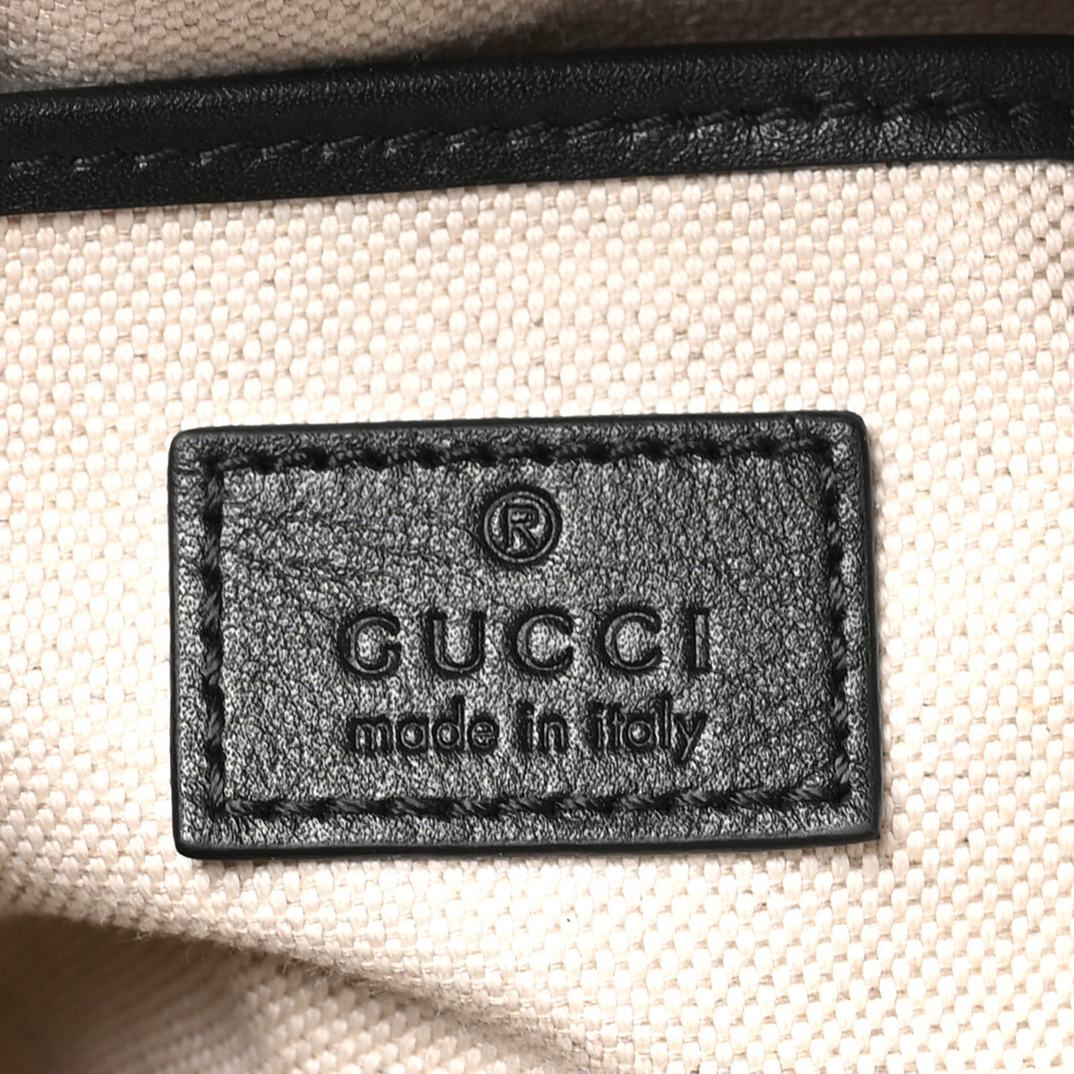 Gucci Sakai Be Green Calfskin Diagonal Stitched Small Blondie Shoulder Bag Black 21 of 28