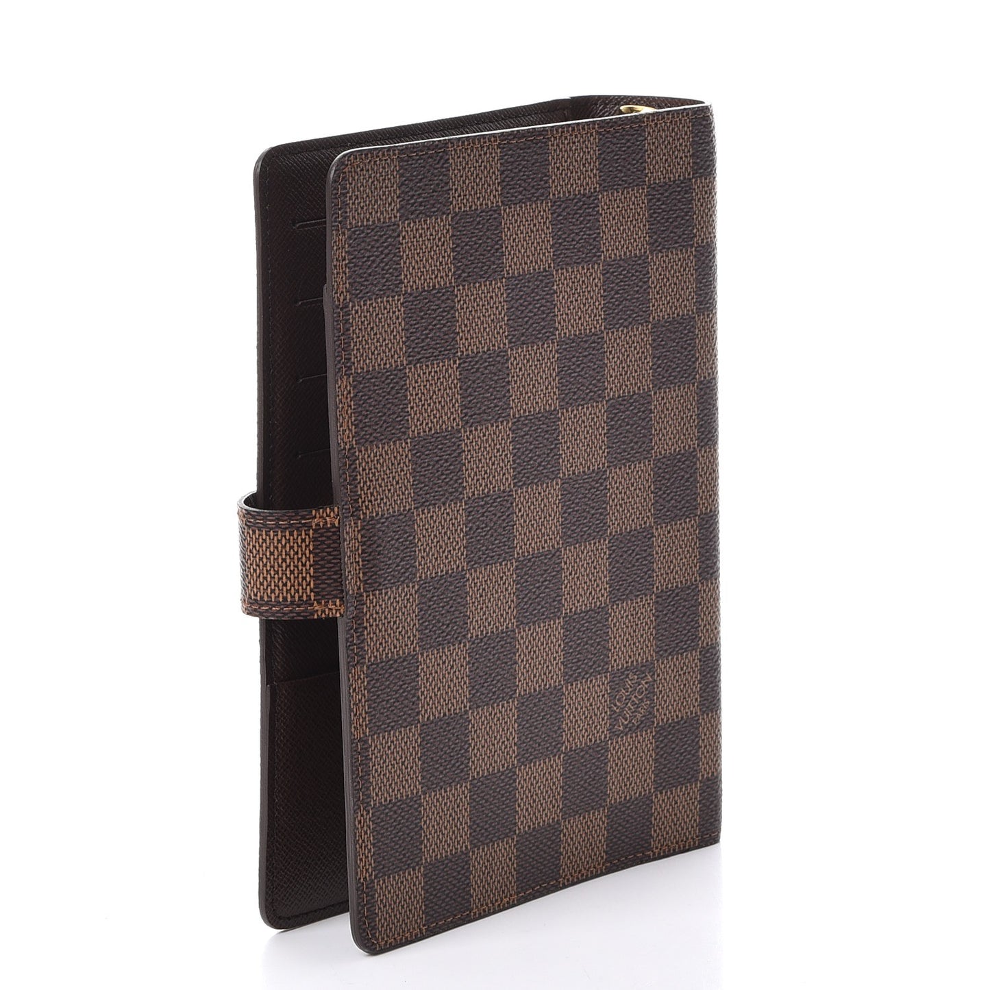 Damier Ebene Medium Ring Agenda Cover