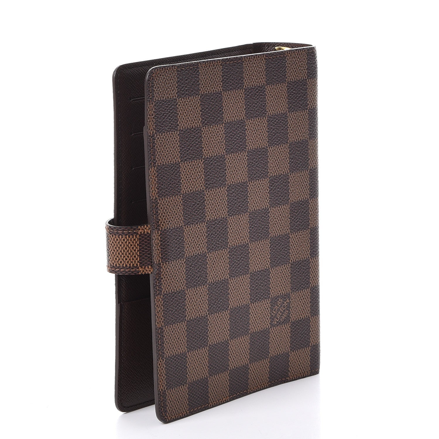 Louis Vuitton Damier Ebene Medium Ring Agenda Cover 3 of 7
