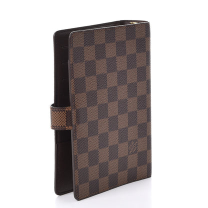 Louis Vuitton Damier Ebene Medium Ring Agenda Cover 3 of 7