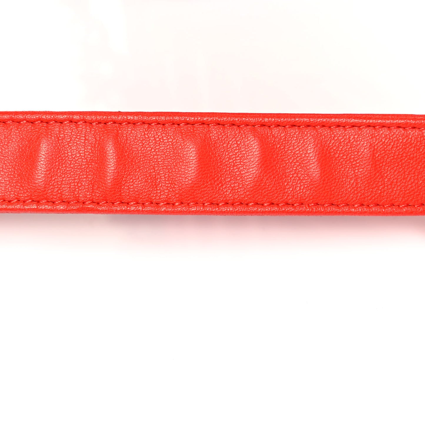 Wrinkled Lambskin Chevron Quilted Medium Boy Flap Orange