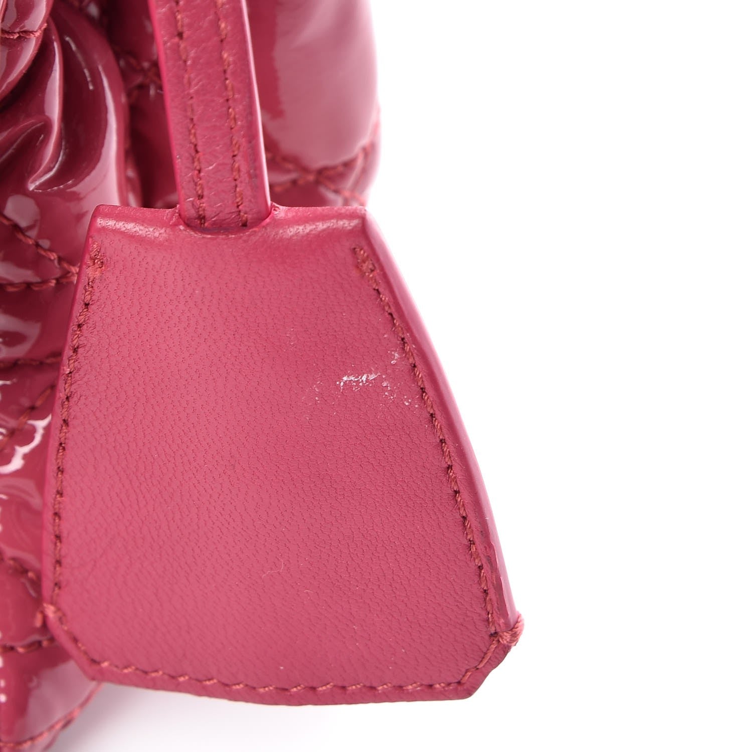Christian Dior Patent Cannage New Lock Flap Pink 9 of 11