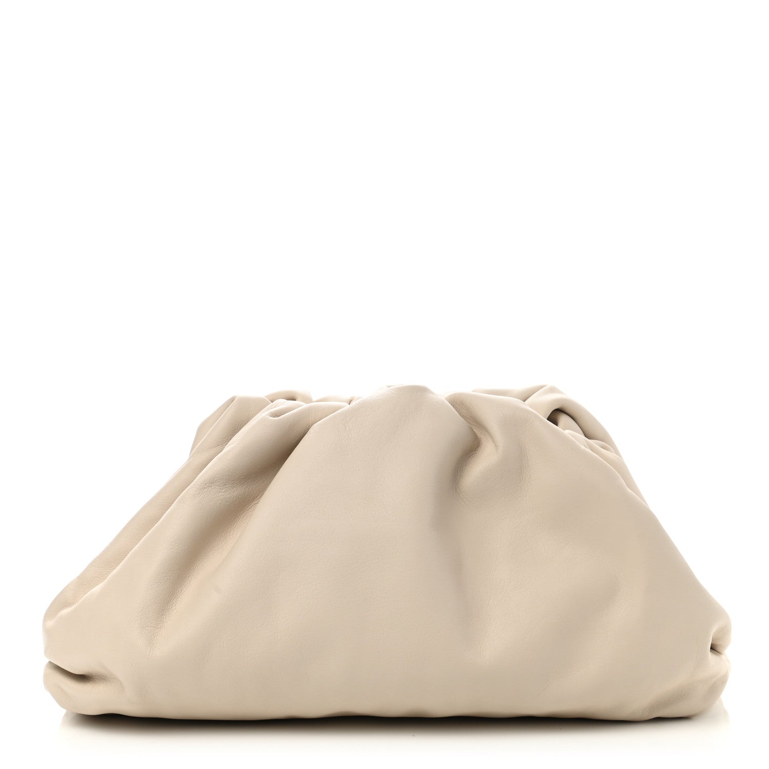 Bottega Veneta Smooth Butter Calf The Pouch Oversized Clutch Mist 1 of 11