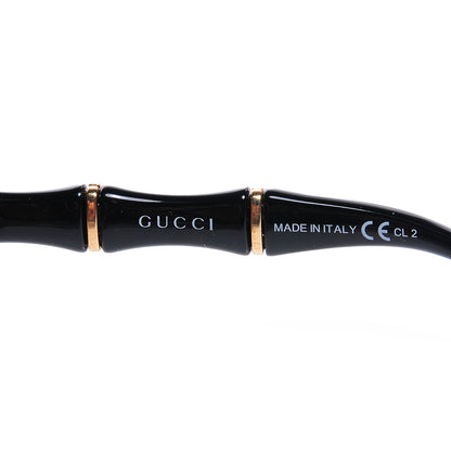 Gucci Oversized Oval Bamboo Sunglasses 3509/S Black 5 of 6