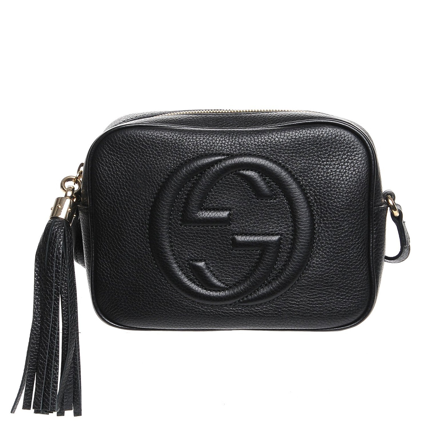 Gucci Pebbled Calfskin Small Soho Disco Bag Black 1 of 7