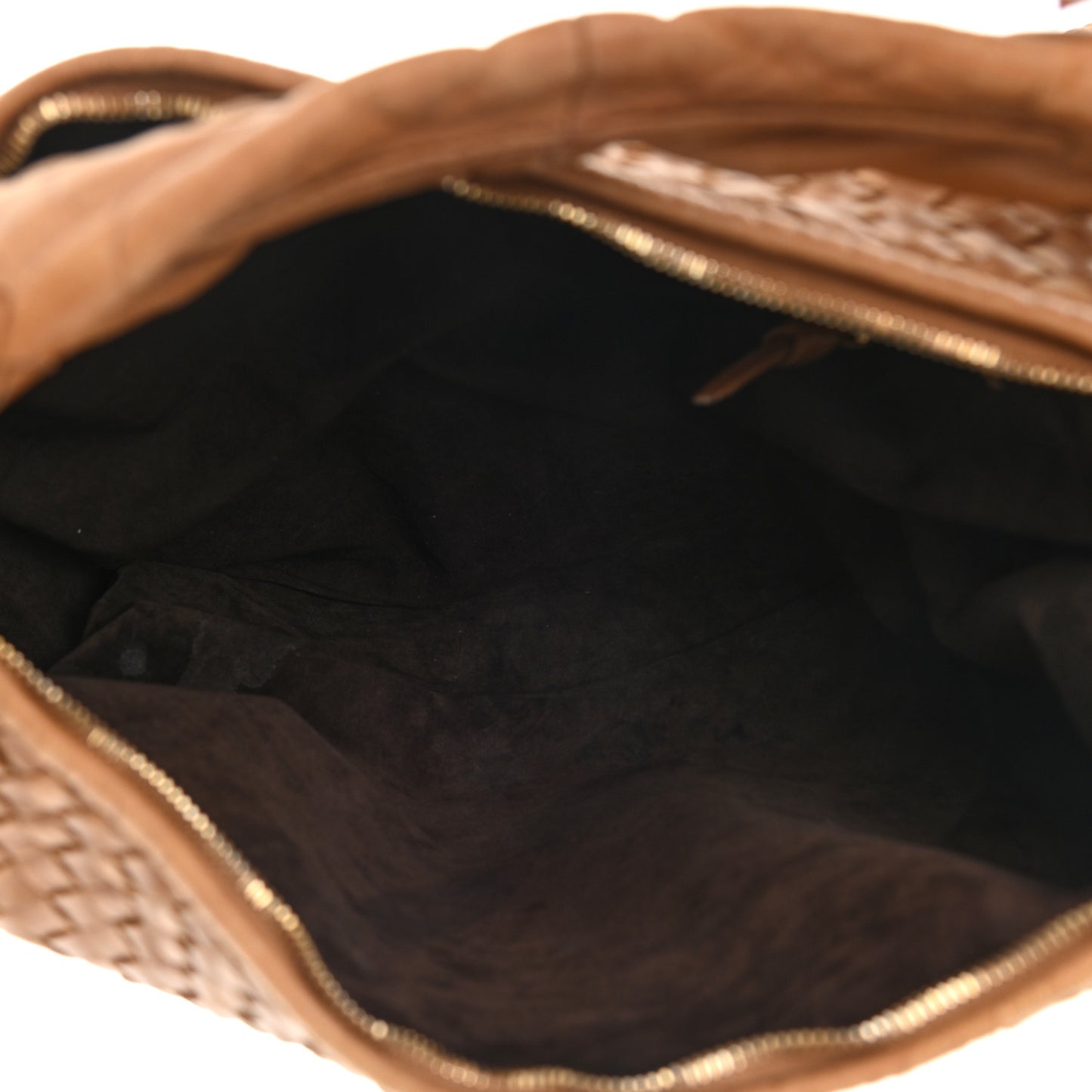 Nappa Intrecciato Large Veneta Hobo Maple