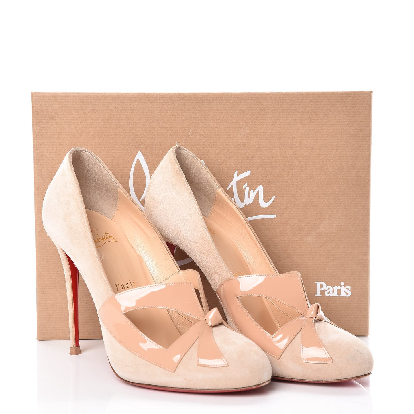 Veau Velours Patent Bow Me Dear 100 Pumps 40 Doudou