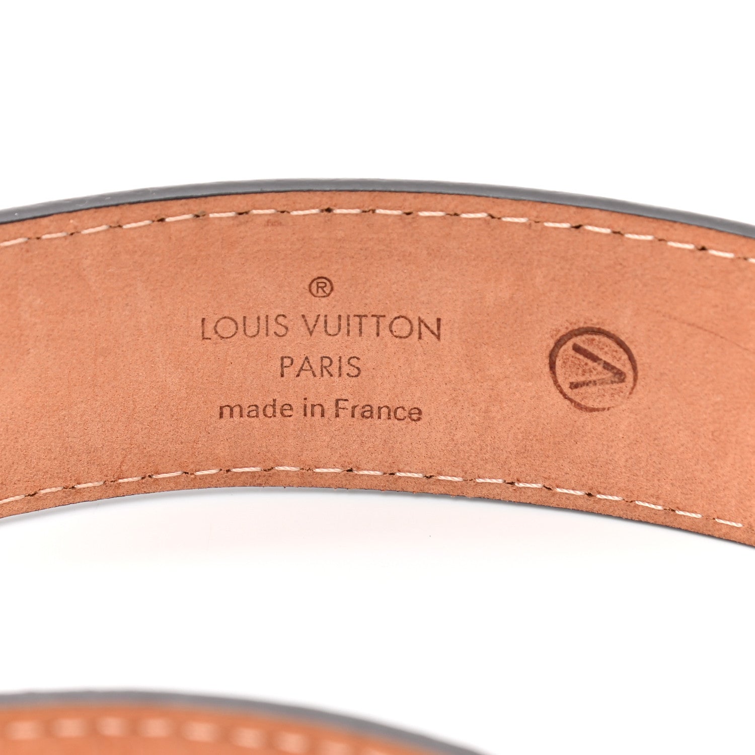 Louis Vuitton Damier Ebene Tresor Belt 95 38 3 of 5