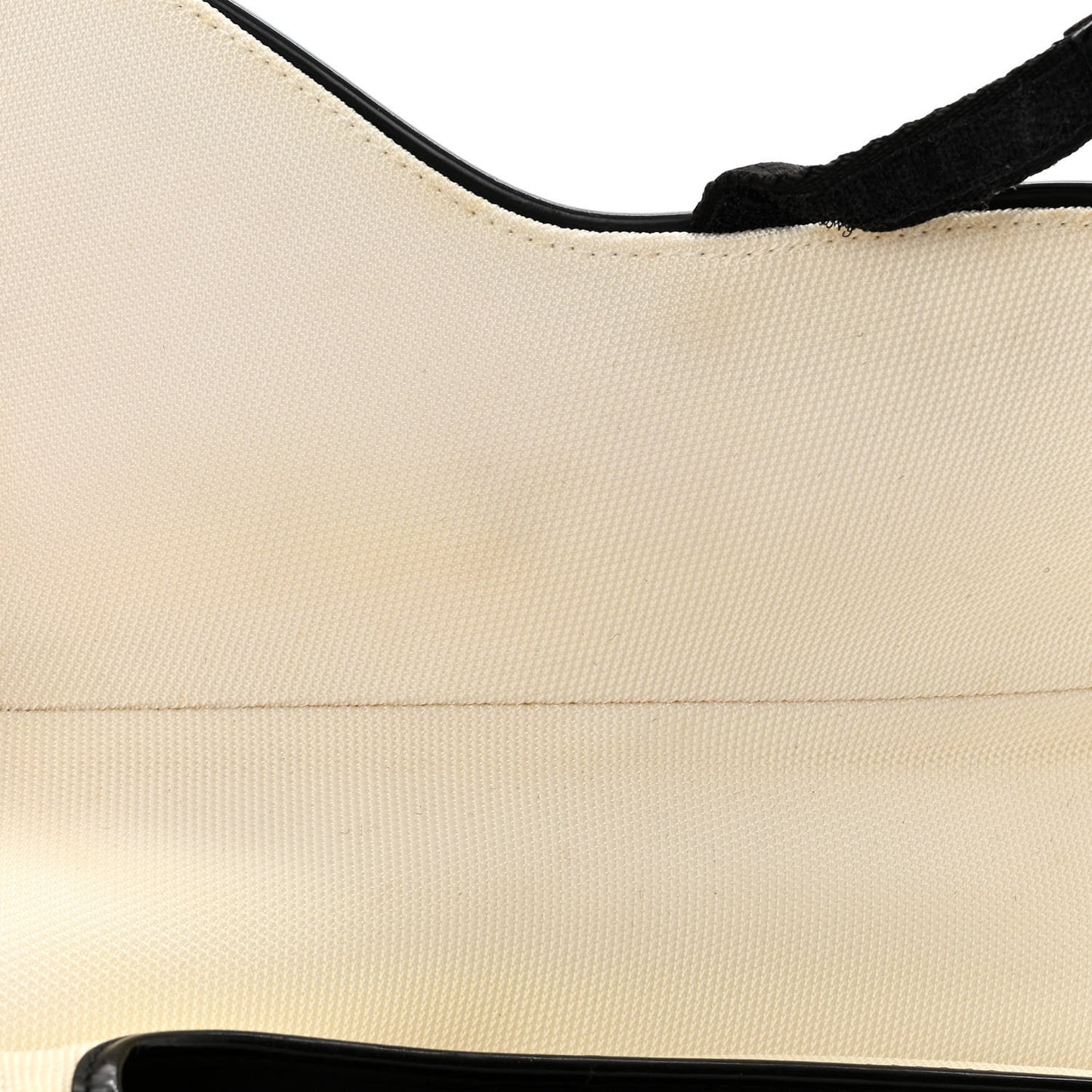 Canvas Mesh Sport Saddle Bag White Black