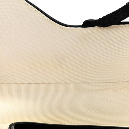 Christian Dior Canvas Mesh Sport Saddle Bag White Black 13 of 13