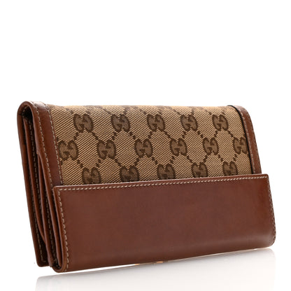 Gucci Guccissima Wave Continental Wallet Beige Ebony Brown Sugar 3 of 10