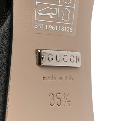 Gucci Nappa Charlotte Janaya 110mm Platform Knee Boots 35.5 Black 9 of 11