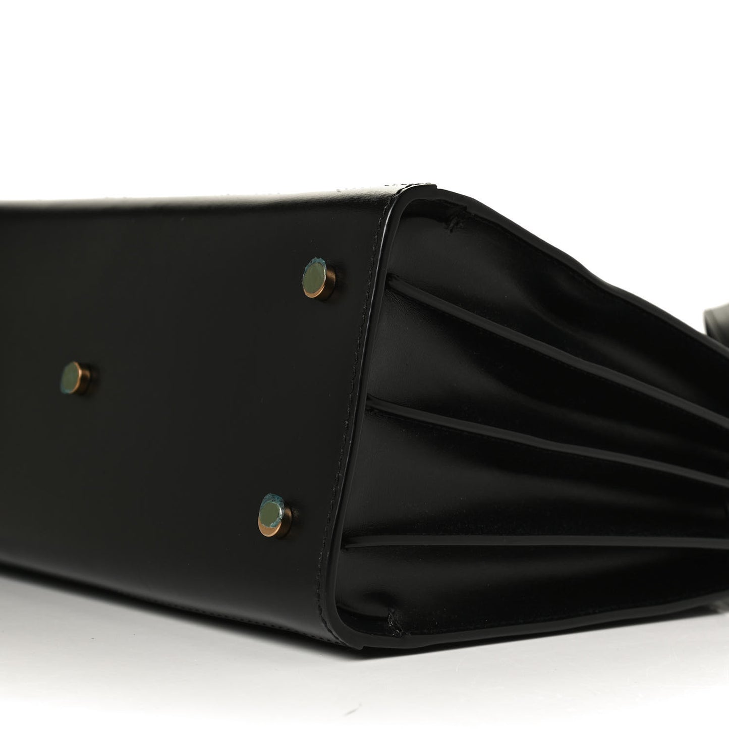 Calfskin Paglia Palm Sac De Jour Black