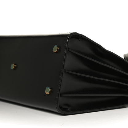 Saint Laurent Calfskin Paglia Palm Sac De Jour Black 9 of 9